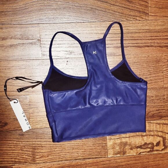 KORAL Norah Sports Bra XS NWT Iris purple - Picture 3 of 3